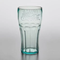 Alternative view of GET Enterprises GET 1120-JC Bell 20 Oz. Jade Coca-Cola® SAN Plastic Soda Glass - 72/Case