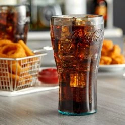 GET Enterprises GET 1126-JC Bell 26 Oz. Jade Coca-Cola® SAN Plastic Soda Glass - 72/Case