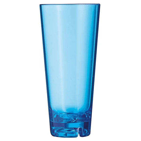 Arcoroc FM402 Outdoor Perfect 16 Oz. Blue SAN Plastic Hi Ball Glass By Arc Cardinal - 36/Case 3 Arcoroc FM402 Outdoor Perfect 16 Oz. Blue SAN Plastic Hi Ball Glass By Arc Cardinal - 36/Case