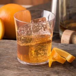 Carlisle 4362807 Liberty 8 Oz. Plastic Rocks / Old Fashioned Glass - 6/Pack