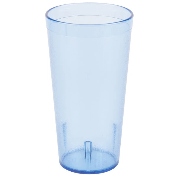 Carlisle 522054 Stackable 20 Oz. Blue SAN Plastic Tumbler - 6/Pack 4 Carlisle 522054 Stackable 20 Oz. Blue SAN Plastic Tumbler - 6/Pack - Image 2