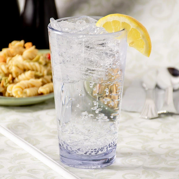 Carlisle 561607 Alibi 15.7 Oz. SAN Plastic Mixing / Pint Glass - 6/Pack 3 Carlisle 561607 Alibi 15.7 Oz. SAN Plastic Mixing / Pint Glass - 6/Pack
