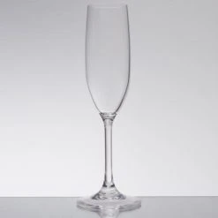 Carlisle 564407 Alibi 6 Oz. Plastic Champagne Flute - 6/Pack -Acopa Shop 1984043