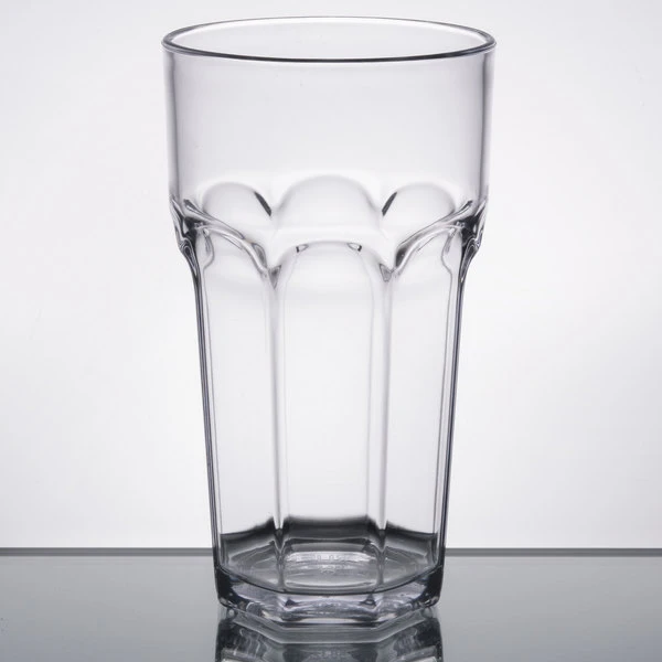 Carlisle 583207 Louis 32 Oz. Clear SAN Plastic Tumbler - 4/Pack 4 Carlisle 583207 Louis 32 Oz. Clear SAN Plastic Tumbler - 4/Pack - Image 2