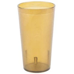 Alternative view of Carlisle 521613 Stackable 16 Oz. Amber SAN Plastic Tumbler - 6/Pack