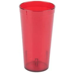 Alternative view of Carlisle 522010 Stackable 20 Oz. Ruby SAN Plastic Tumbler - 6/Pack