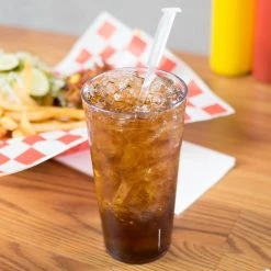 Carlisle 522007 Stackable 20 Oz. Clear SAN Plastic Tumbler - 6/Pack