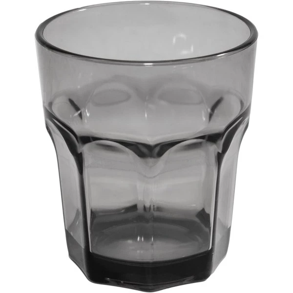Carlisle 581218 Louis 12 Oz. Smoke SAN Plastic Tumbler - 24/Case 4 Carlisle 581218 Louis 12 Oz. Smoke SAN Plastic Tumbler - 24/Case - Image 2