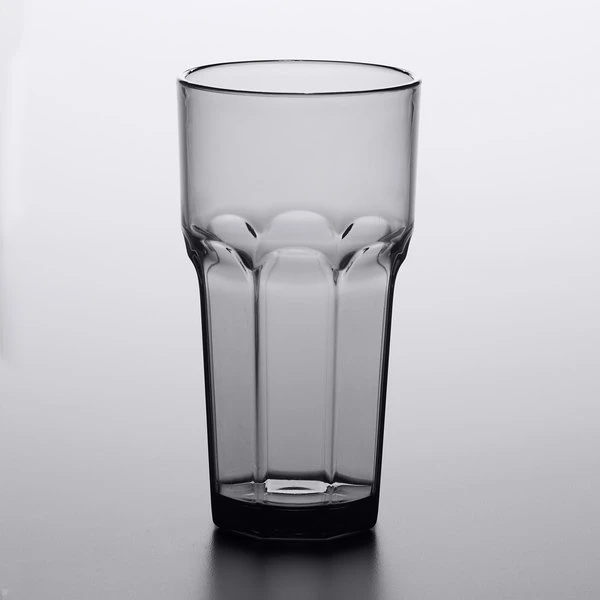 Carlisle 581618 Louis 16 Oz. Smoke SAN Plastic Tumbler - 24/Case 4 Carlisle 581618 Louis 16 Oz. Smoke SAN Plastic Tumbler - 24/Case - Image 2