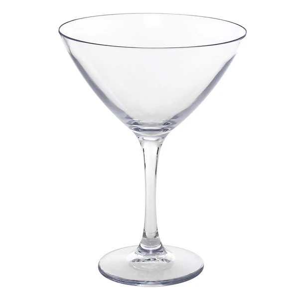 Front Of The House AMA008CLT23 Drinkwise 7 Oz. Tritan Plastic Martini Glass - 12/Pack 3 Front Of The House AMA008CLT23 Drinkwise 7 Oz. Tritan Plastic Martini Glass - 12/Pack