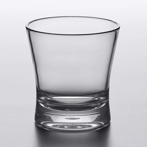 Carlisle 560907 Alibi 9 Oz. SAN Plastic Rocks / Old Fashioned Glass - 24/Case 4 Carlisle 560907 Alibi 9 Oz. SAN Plastic Rocks / Old Fashioned Glass - 24/Case - Image 2
