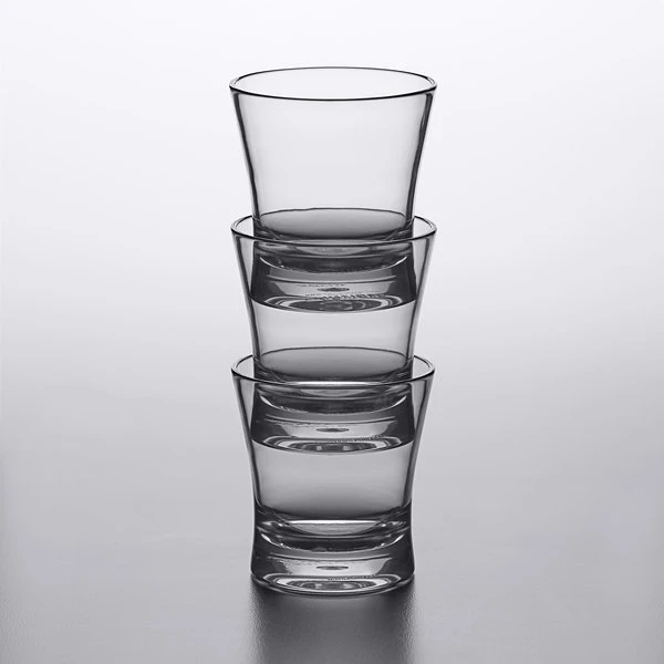 Carlisle 560907 Alibi 9 Oz. SAN Plastic Rocks / Old Fashioned Glass - 24/Case 5 Carlisle 560907 Alibi 9 Oz. SAN Plastic Rocks / Old Fashioned Glass - 24/Case - Image 3