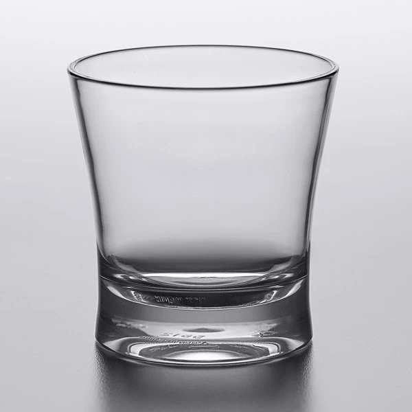 Carlisle 561207 Alibi 11.3 Oz. SAN Plastic Double Rocks / Old Fashioned Glass - 6/Pack 4 Carlisle 561207 Alibi 11.3 Oz. SAN Plastic Double Rocks / Old Fashioned Glass - 6/Pack - Image 2