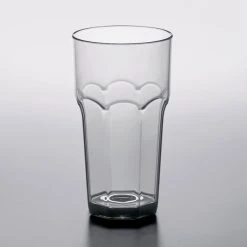 Carlisle 582218 Louis 22 Oz. Smoke SAN Plastic Tumbler - 24/Case 5 Carlisle 582218 Louis 22 Oz. Smoke SAN Plastic Tumbler - 24/Case -Acopa Shop 2095949