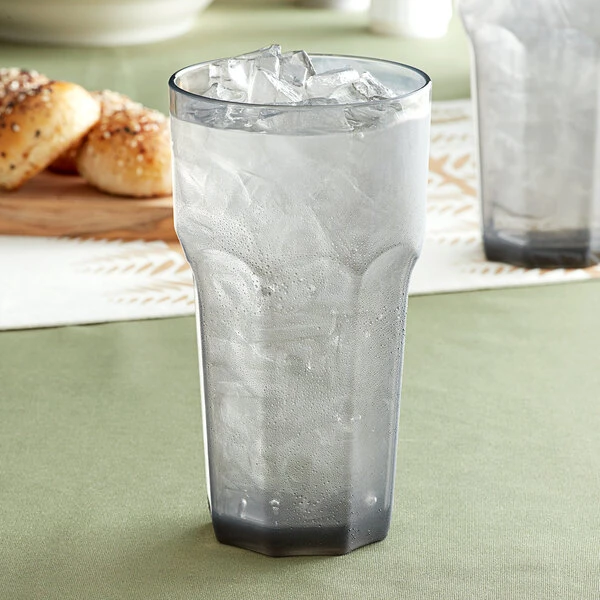 Carlisle 582218 Louis 22 Oz. Smoke SAN Plastic Tumbler - 24/Case 3 Carlisle 582218 Louis 22 Oz. Smoke SAN Plastic Tumbler - 24/Case