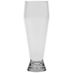 GET Enterprises GET SW-2005-CL Via 16 Oz. Customizable Tritan Plastic Pilsner Glass - 24/Case