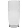 GET Enterprises GET SW-2006-CL Via 16 Oz. Customizable Tritan Plastic Pint Glass - 24/Case
