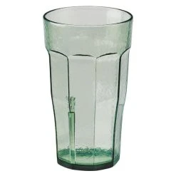 Cambro LT6427 Laguna 6 Oz. Spanish Green Customizable SAN Plastic Tumbler - 36/Case
