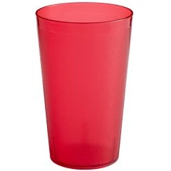 Choice 32 Oz. Red SAN Plastic Pebbled Tumbler - 12/Pack 6 Choice 32 Oz. Red SAN Plastic Pebbled Tumbler - 12/Pack -Acopa Shop 2145118