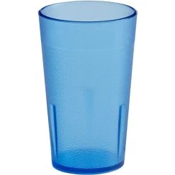Alternative view of Choice 5 Oz. Blue SAN Plastic Pebbled Tumbler - 12/Pack
