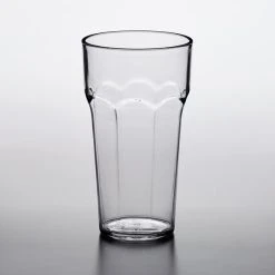 Choice 20 Oz. Clear SAN Plastic Paneled Tumbler - 12/Pack 6 Choice 20 Oz. Clear SAN Plastic Paneled Tumbler - 12/Pack -Acopa Shop 2145576