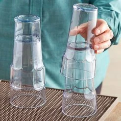 Choice 14 Oz. Clear SAN Plastic Paneled Tumbler - 12/Pack 7 Choice 14 Oz. Clear SAN Plastic Paneled Tumbler - 12/Pack -Acopa Shop 2162865