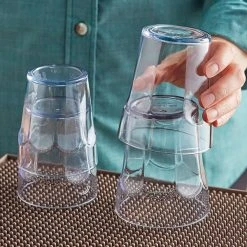 Choice 12 Oz. Clear SAN Plastic Paneled Tumbler - 12/Pack 7 Choice 12 Oz. Clear SAN Plastic Paneled Tumbler - 12/Pack -Acopa Shop 2162995