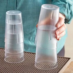 Choice 12 Oz. Clear SAN Plastic Pebbled Tumbler - 12/Pack 7 Choice 12 Oz. Clear SAN Plastic Pebbled Tumbler - 12/Pack -Acopa Shop 2163230