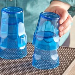 Choice 8 Oz. Blue SAN Plastic Paneled Tumbler - 12/Pack 7 Choice 8 Oz. Blue SAN Plastic Paneled Tumbler - 12/Pack -Acopa Shop 2163246