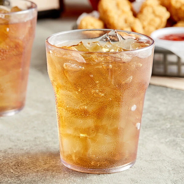 Choice 12 Oz. Clear SAN Plastic Paneled Tumbler - 12/Pack 3 Choice 12 Oz. Clear SAN Plastic Paneled Tumbler - 12/Pack