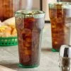 Choice 22 Oz. Green SAN Plastic Paneled Tumbler - 12/Pack 2 Choice 22 Oz. Green SAN Plastic Paneled Tumbler - 12/Pack -Acopa Shop 2163870