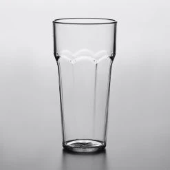 Choice 14 Oz. Clear SAN Plastic Paneled Tumbler - 12/Pack 6 Choice 14 Oz. Clear SAN Plastic Paneled Tumbler - 12/Pack -Acopa Shop 2165067