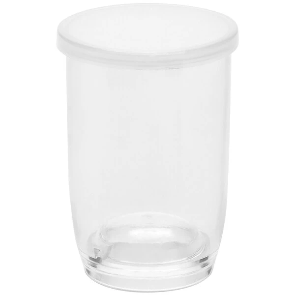 American Metalcraft 3 Oz. Reusable Clear Plastic Cup With Lid PMC3 - 6/Pack 3 American Metalcraft 3 Oz. Reusable Clear Plastic Cup With Lid PMC3 - 6/Pack