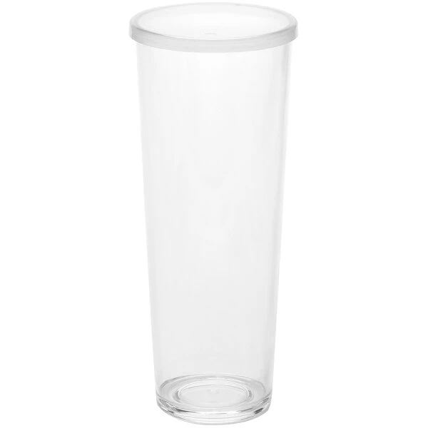 American Metalcraft 24 Oz. Reusable Clear Plastic Tumbler With Lid PTL24 3 American Metalcraft 24 Oz. Reusable Clear Plastic Tumbler With Lid PTL24