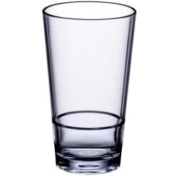 Choice 16 Oz. SAN Plastic Stackable Mixing / Pint Glass - 24/Case -Acopa Shop 2267672