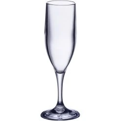 Choice 5.5 Oz. SAN Plastic Champagne Flute - 24/Case -Acopa Shop 2267684
