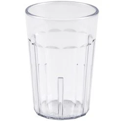 Alternative view of Cambro NT5152 Newport 6.4 Oz. Clear Customizable SAN Plastic Tumbler - 36/Case