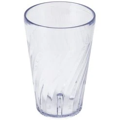 Alternative view of GET Enterprises GET 2216-1-CL Tahiti 16 Oz. Clear Customizable SAN Plastic Tumbler - 72/Case