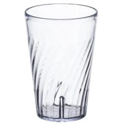 Alternative view of GET Enterprises GET 2220-1-CL Tahiti 20 Oz. Clear Customizable SAN Plastic Tumbler - 72/Case