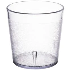 Alternative view of Carlisle 552907 Stackable 9 Oz. Clear SAN Plastic Old Fashioned Tumbler - 6/Pack