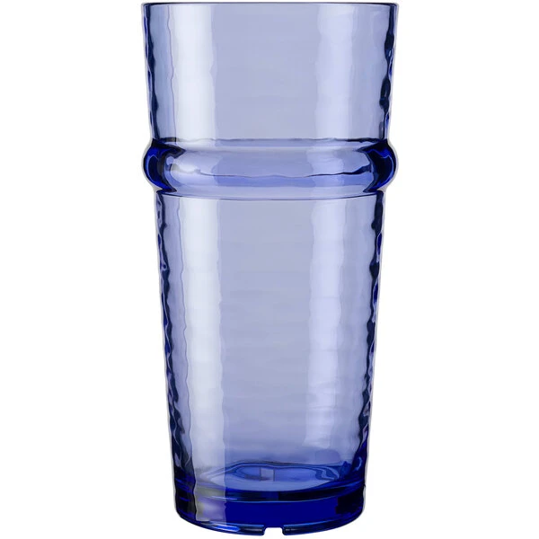 Libbey Infinium Wake 16 Oz. Tidal Blue Tritan Plastic Stackable Cooler Glass - 12/Case 3 Libbey Infinium Wake 16 Oz. Tidal Blue Tritan Plastic Stackable Cooler Glass - 12/Case