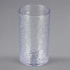Carlisle 551207 Pebble Optic 12 Oz. Clear SAN Plastic Tumbler - 6/Pack 1 Carlisle 551207 Pebble Optic 12 Oz. Clear SAN Plastic Tumbler - 6/Pack -Acopa Shop 2349968