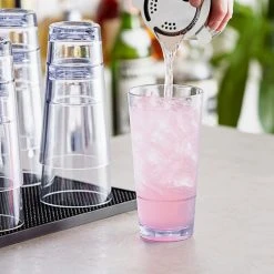 Choice 20 Oz. SAN Plastic Stackable Cooler Glass -Acopa Shop 2373148