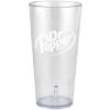 GET Enterprises GET 6624-C-DR 24 Oz. Clear Dr. Pepper® SAN Plastic Pebbled Tumbler - 72/Case 1 GET Enterprises GET 6624-C-DR 24 Oz. Clear Dr. Pepper® SAN Plastic Pebbled Tumbler - 72/Case -Acopa Shop 2414259