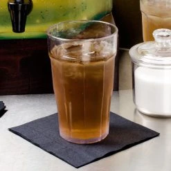 Cambro LT12152 Laguna 12 Oz. Clear Customizable SAN Plastic Tumbler - 36/Case