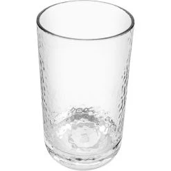 GET Enterprises GET Hammered 10 Oz. SAN Plastic Highball Glass - 24/Case