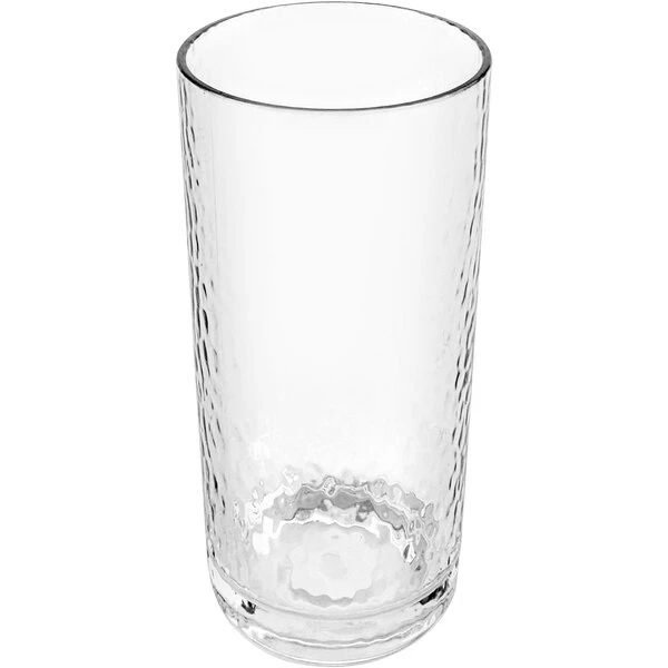 GET Enterprises GET Hammered 16 Oz. SAN Plastic Cooler Glass - 24/Case 3 GET Enterprises GET Hammered 16 Oz. SAN Plastic Cooler Glass - 24/Case