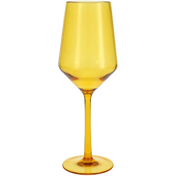 Fortessa Tableware Solutions Fortessa Sole 13 Oz. Yellow Sun Tritan Plastic White Wine Glass - 12/Case 3 Fortessa Tableware Solutions Fortessa Sole 13 Oz. Yellow Sun Tritan Plastic White Wine Glass - 12/Case