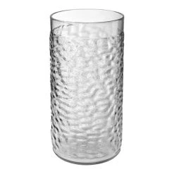 GET Enterprises GET 3316-SM Waikiki 16 Oz. Smoke Customizable SAN Plastic Hammered Tumbler - 72/Case