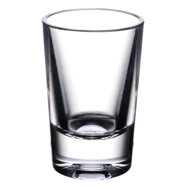 Thunder Group PLTHSG001CC 1 Oz. Plastic Shot Glass 5 Thunder Group PLTHSG001CC 1 Oz. Plastic Shot Glass - Image 3